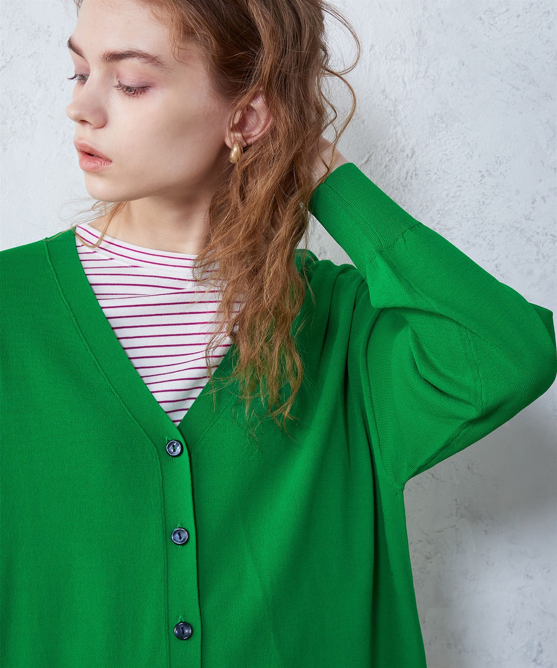 LE SOUK HOLIDAY Vネックカーディガン_sub_7