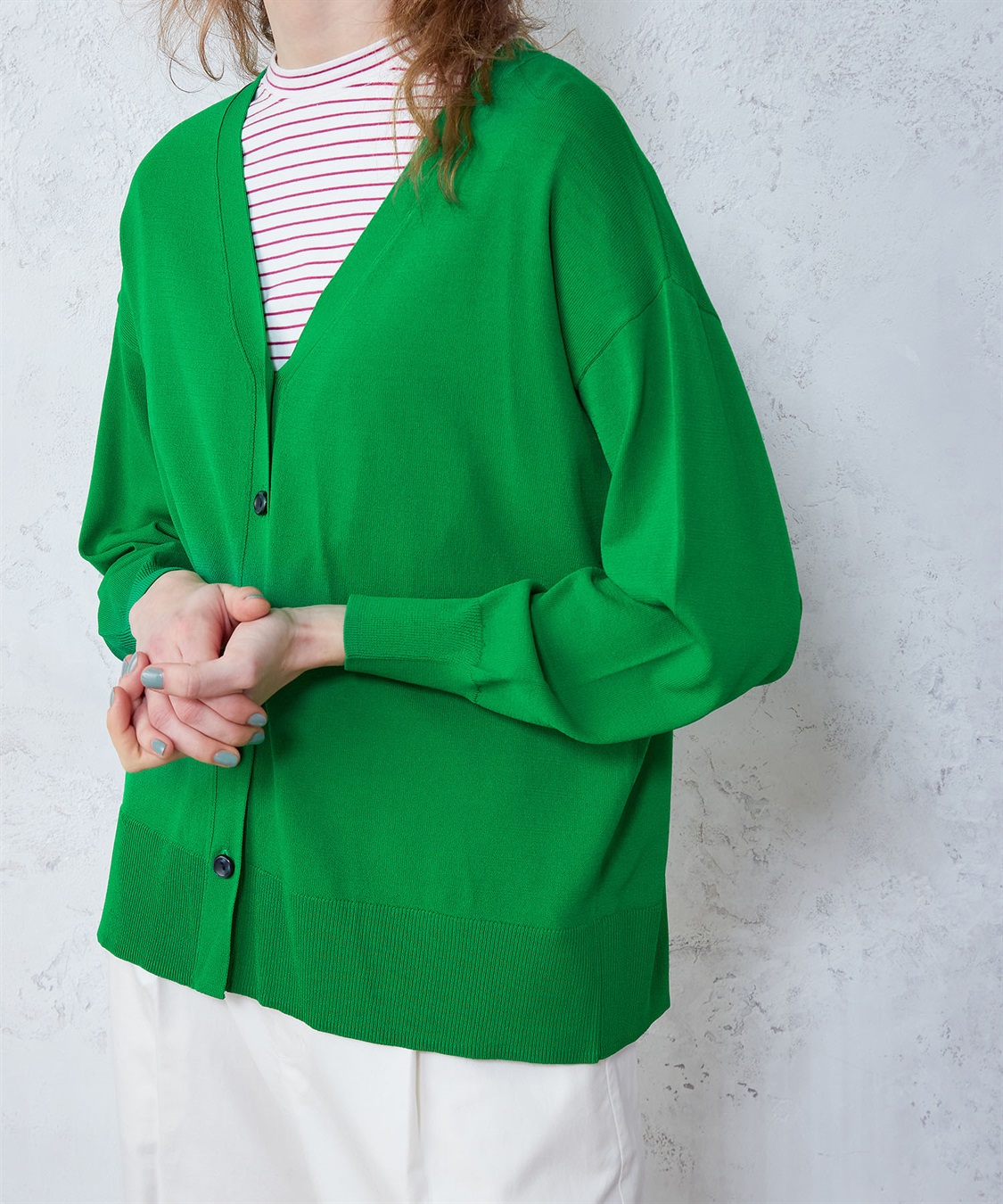 LE SOUK HOLIDAY Vネックカーディガン_sub_8