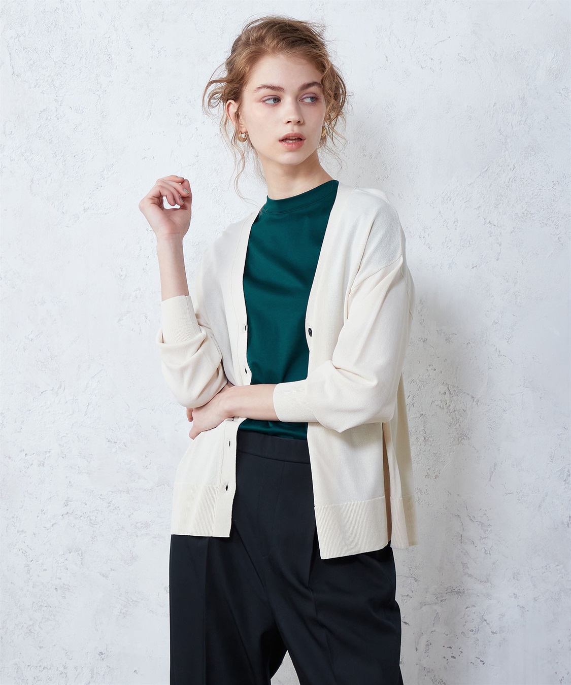 LE SOUK HOLIDAY Vネックカーディガン_sub_11