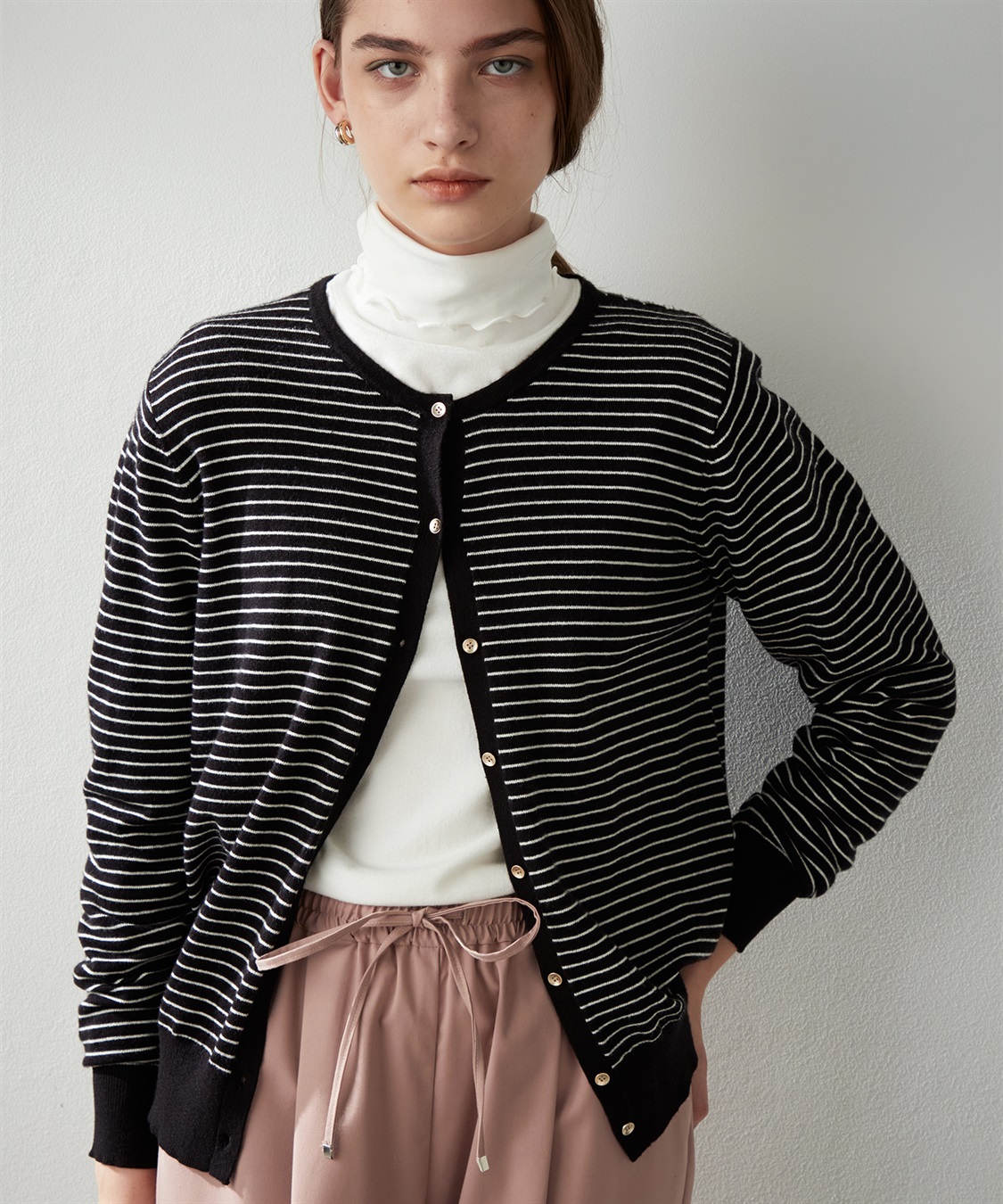 LE SOUK HOLIDAY 金ボタンカーディガン_sub_7