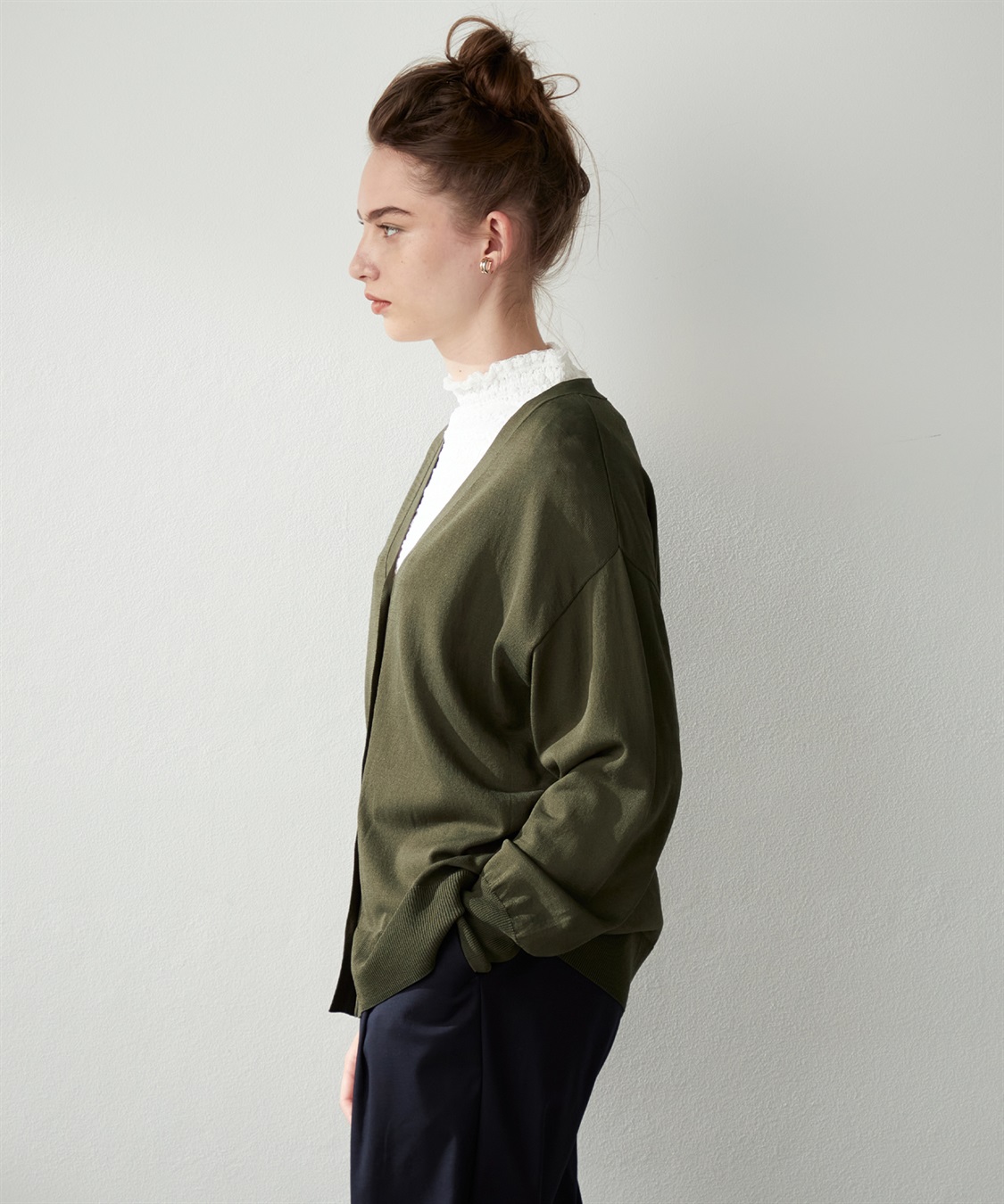 LE SOUK HOLIDAY Vネックカーディガン_sub_2