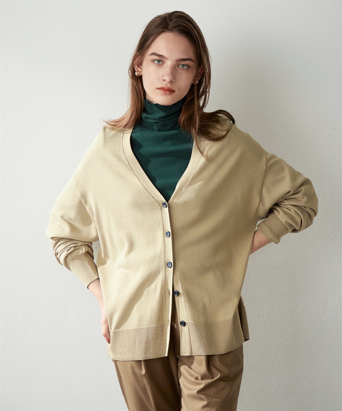 LE SOUK HOLIDAY Vネックカーディガン_sub_9