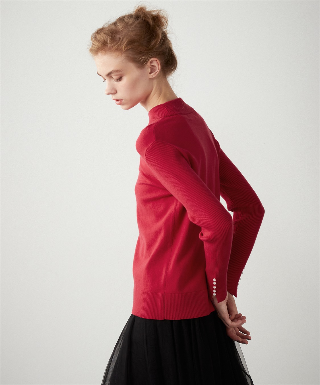 LE SOUK HOLIDAY パール付ニットプルオーバー_sub_3