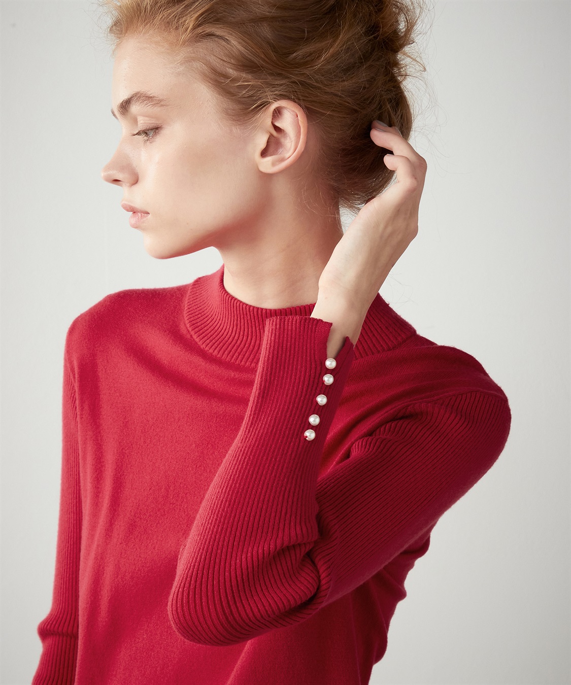 LE SOUK HOLIDAY パール付ニットプルオーバー_sub_5