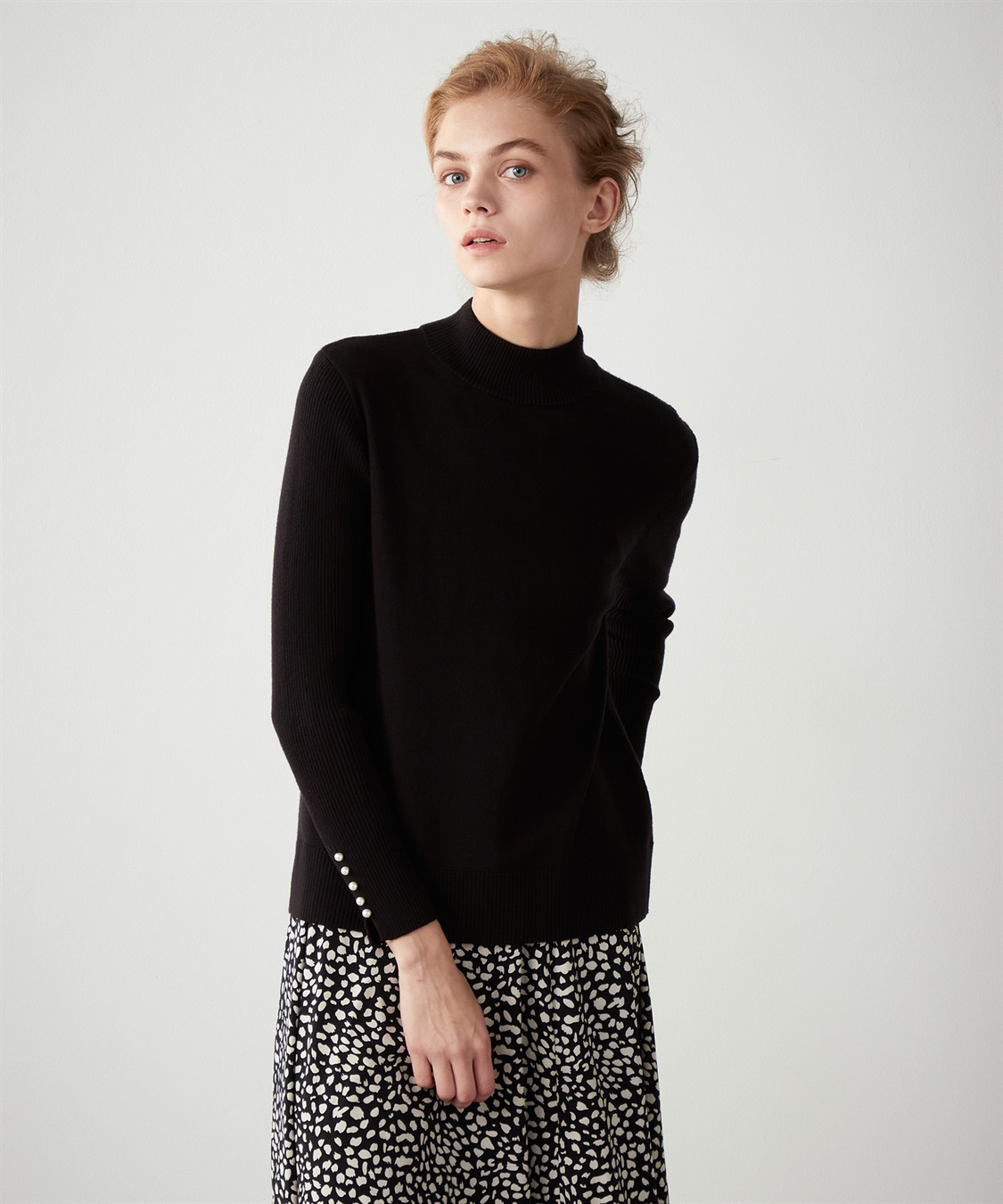 LE SOUK HOLIDAY パール付ニットプルオーバー_sub_9