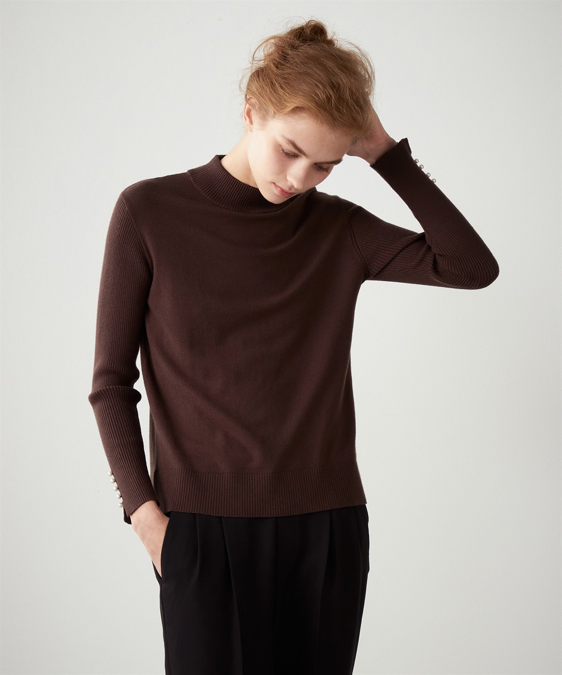 LE SOUK HOLIDAY パール付ニットプルオーバー_sub_12