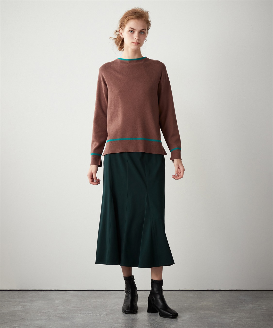 LE SOUK HOLIDAY 配色ボトルネックプルオーバー_sub_7