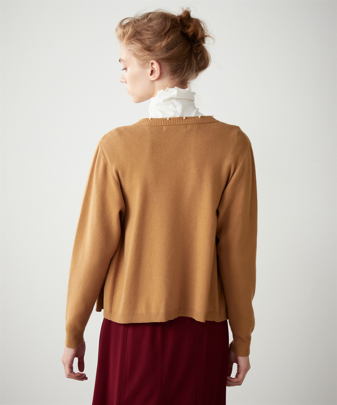 LE SOUK HOLIDAY パールボタンニットカーディガン_sub_3