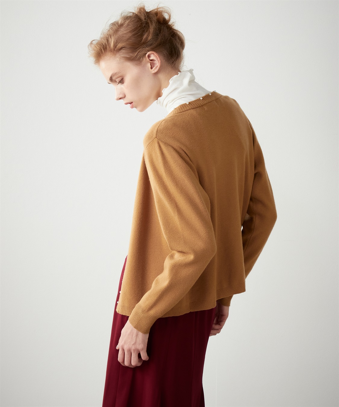 LE SOUK HOLIDAY パールボタンニットカーディガン_sub_4