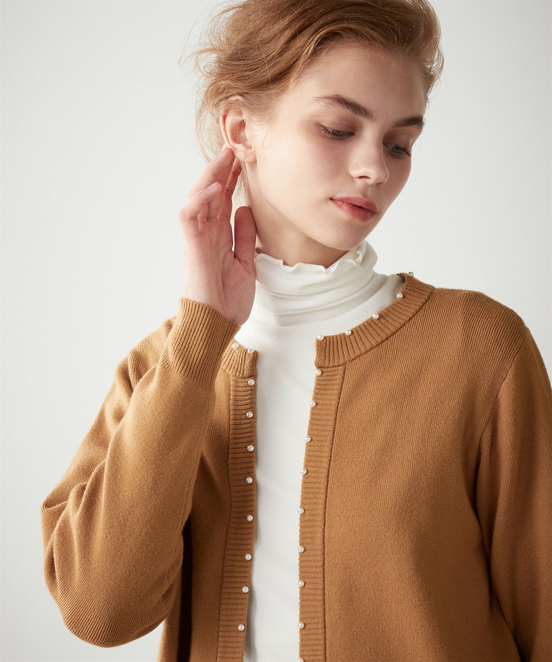 LE SOUK HOLIDAY パールボタンニットカーディガン_sub_5