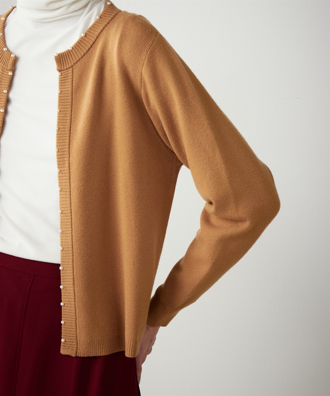 LE SOUK HOLIDAY パールボタンニットカーディガン_sub_6