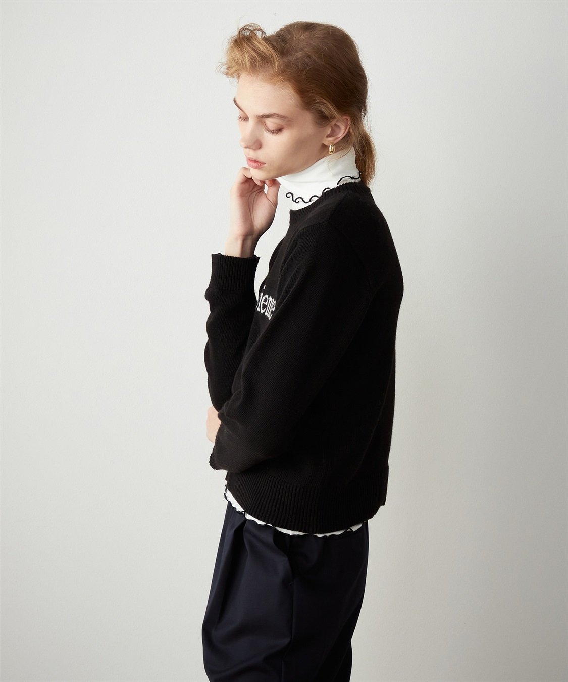 LE SOUK HOLIDAY ロゴニットプルオーバー_sub_2