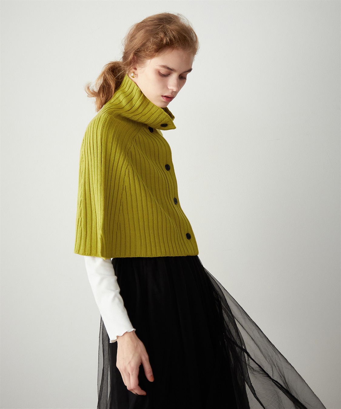 LE SOUK HOLIDAY ニットポンチョ_sub_2