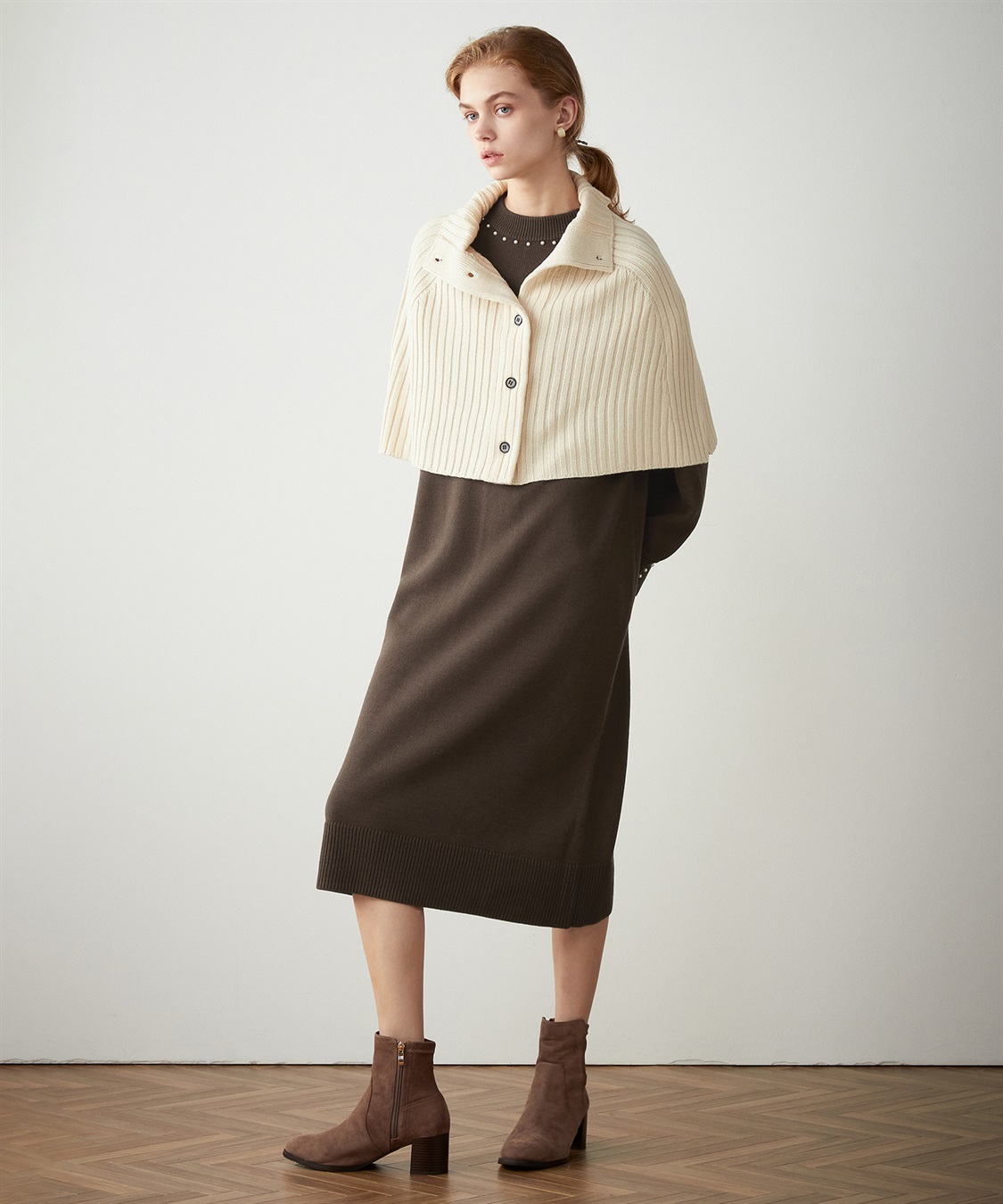 ニットポンチョ LE SOUK HOLIDAY｜クロスプラス公式通販サイト