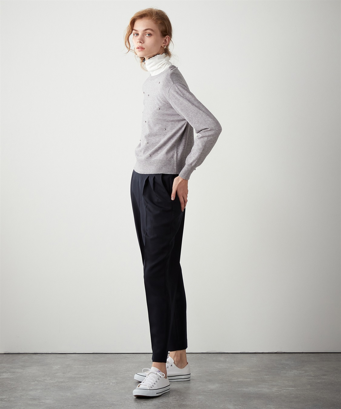 LE SOUK HOLIDAY ビジュー付きニットプルオーバー_sub_7