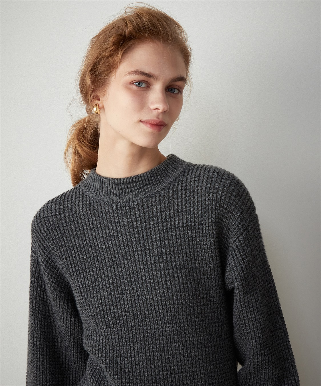 LE SOUK HOLIDAY フェイクレイヤードニットプルオーバー_sub_5