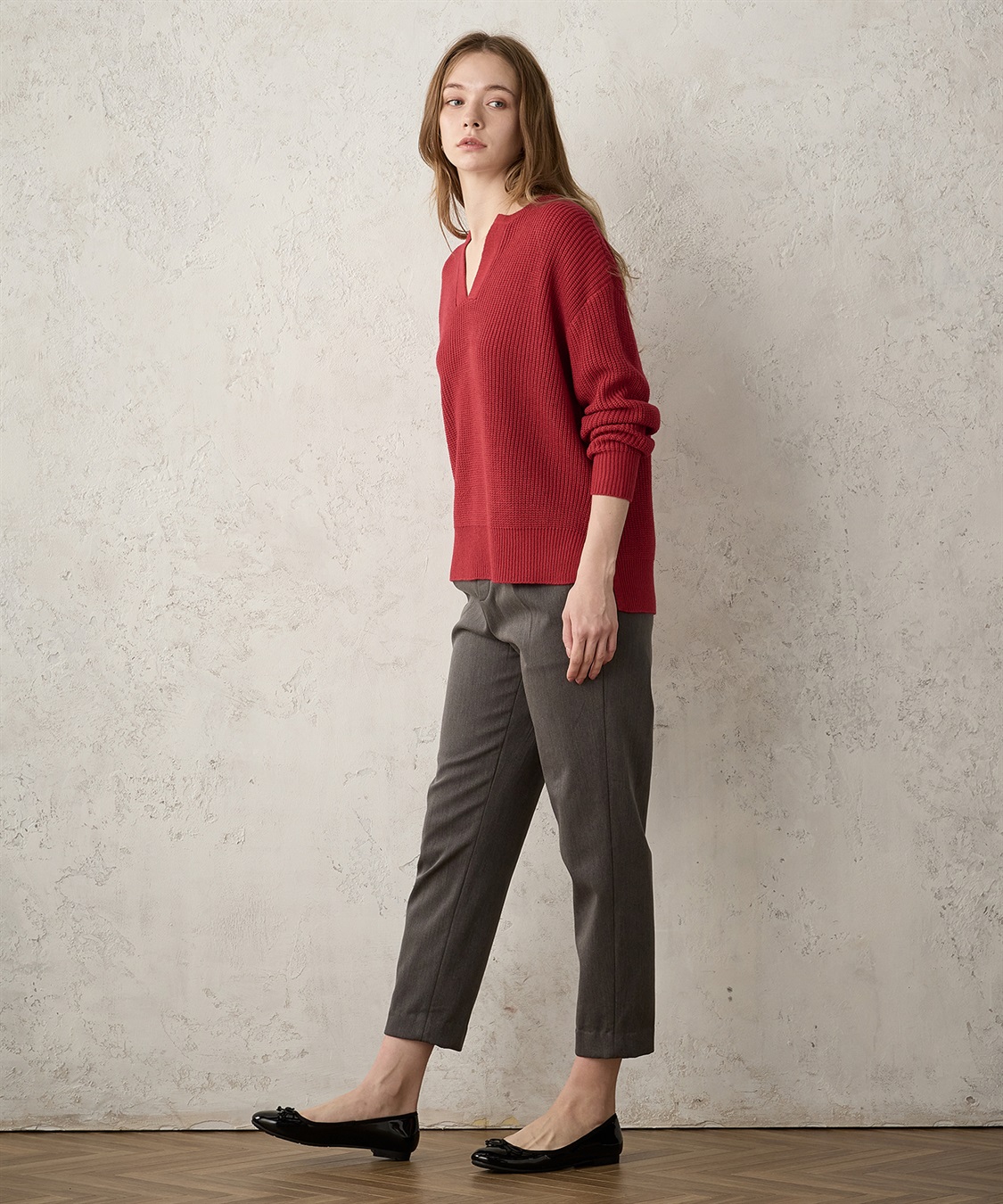 スキッパーニットプルオーバー LE SOUK HOLIDAY｜クロスプラス公式通販