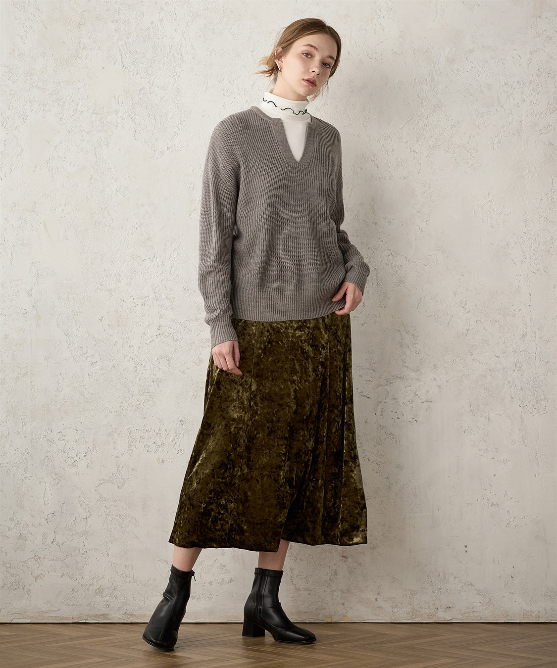 LE SOUK HOLIDAY スキッパーニットプルオーバー_sub_10