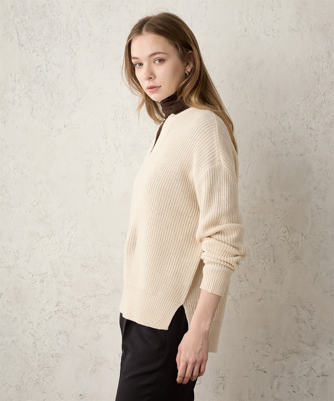 LE SOUK HOLIDAY スキッパーニットプルオーバー_sub_11