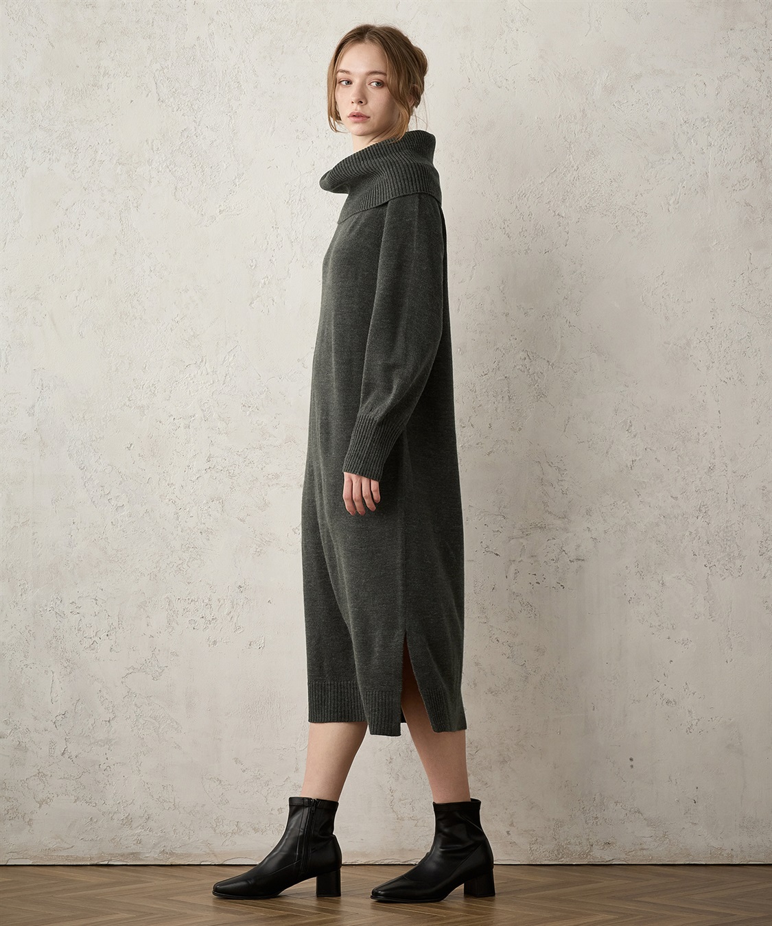 オフタートルニットワンピース LE SOUK HOLIDAY｜クロスプラス公式通販