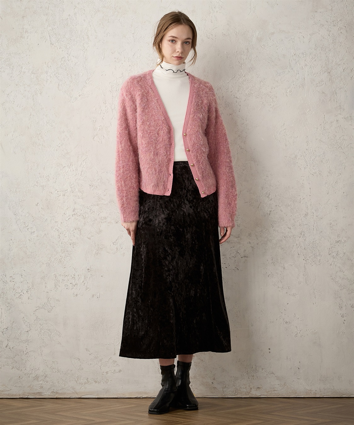 【超希少！】フェラガモ　シルクカーディガンピンク高級上品♡美品です！絹 ブークレーカーディガン LE SOUK HOLIDAY｜クロスプラス公式通販サイト