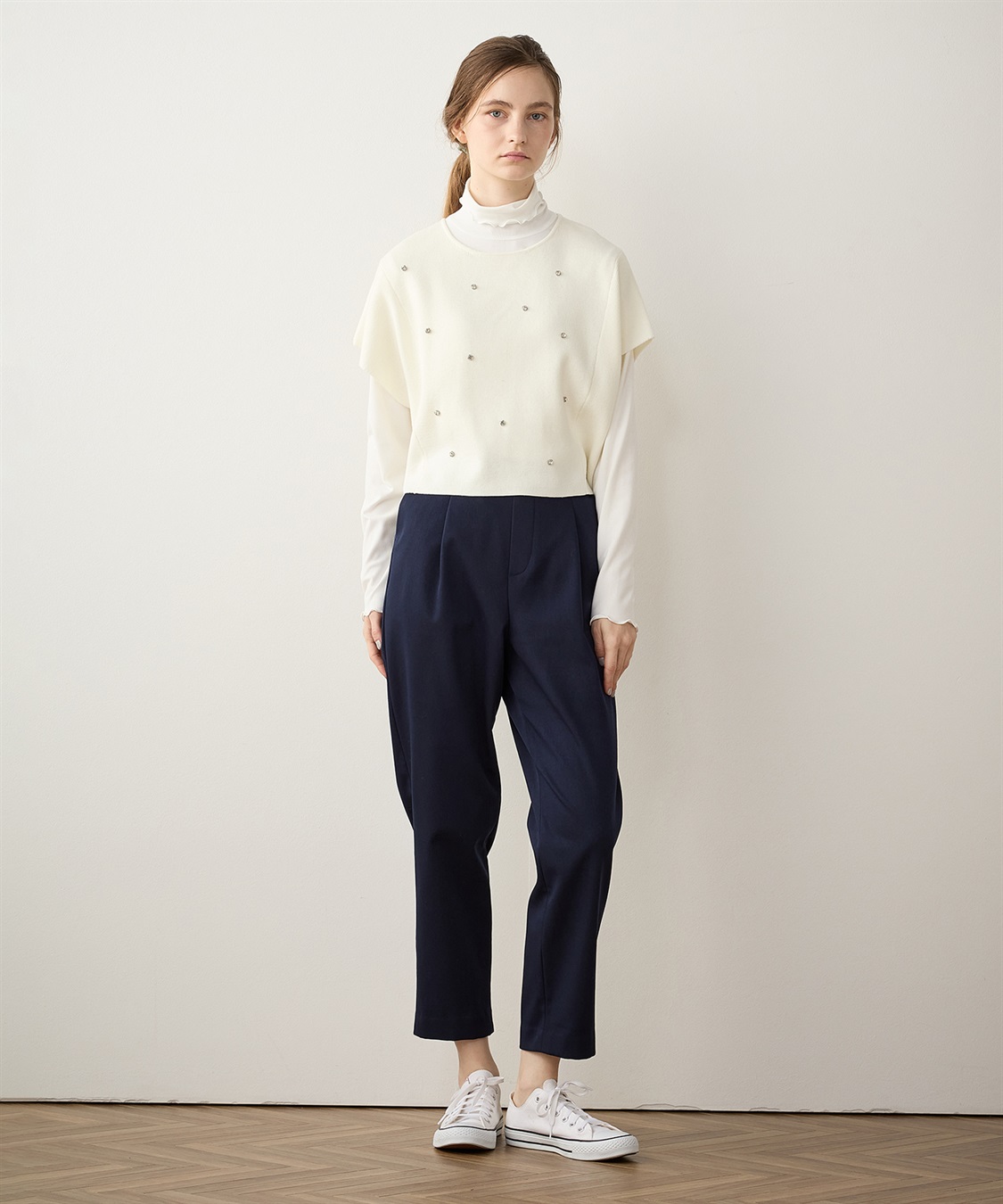 maison do Dolce. キルティングベスト Maison de Dolce キルティングベスト/black（maison de Dolce