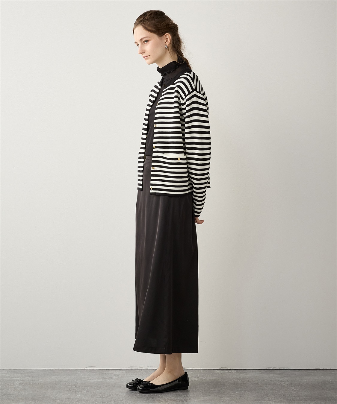 LE SOUK HOLIDAY 金ボタンクルーネックカーディガン_sub_18