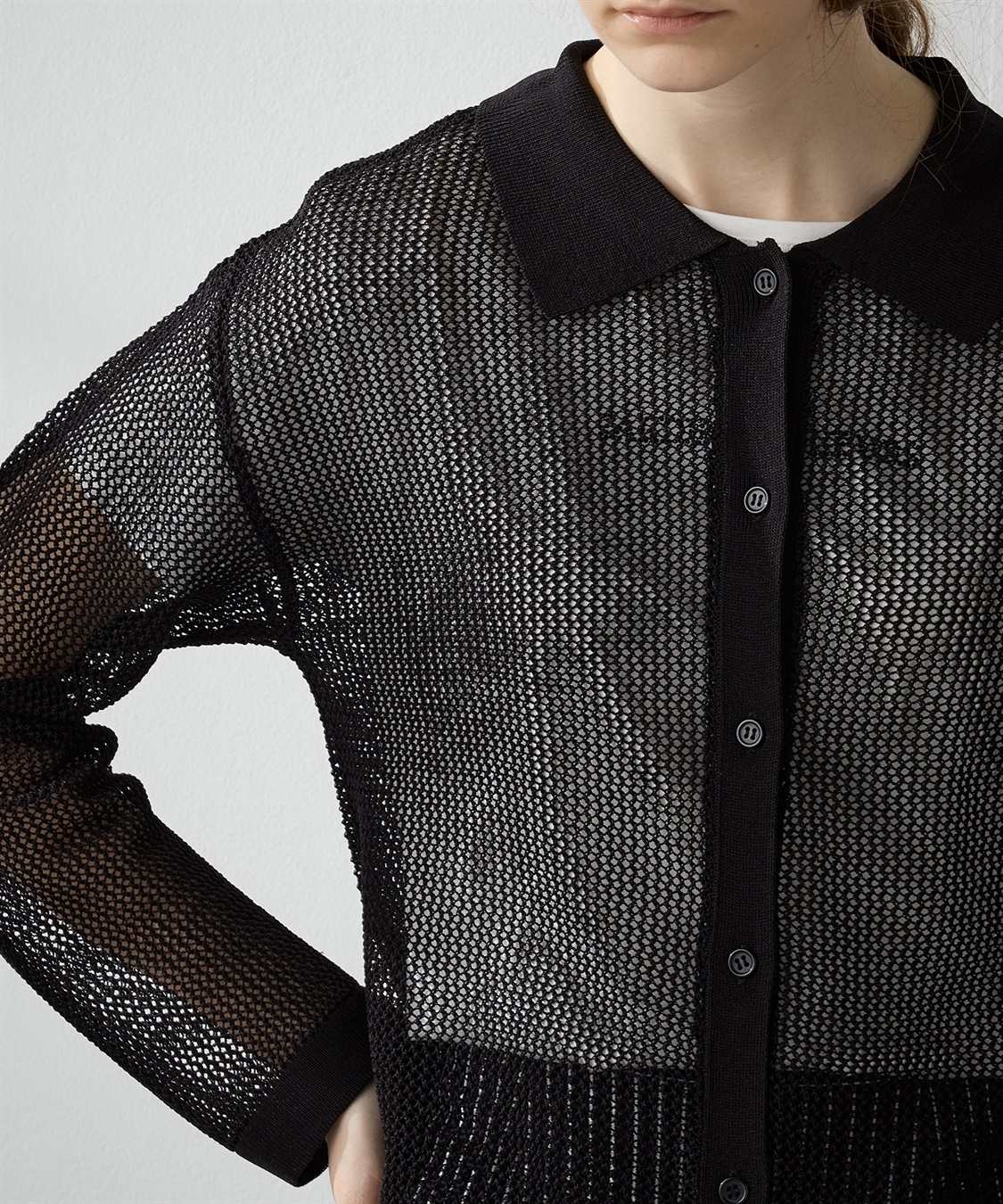 新品未使用　hue day to evening メッシュ　パールカーディガン hue DAY TO EVENING OFFICIAL (@huedaytoevening) • Instagram photos