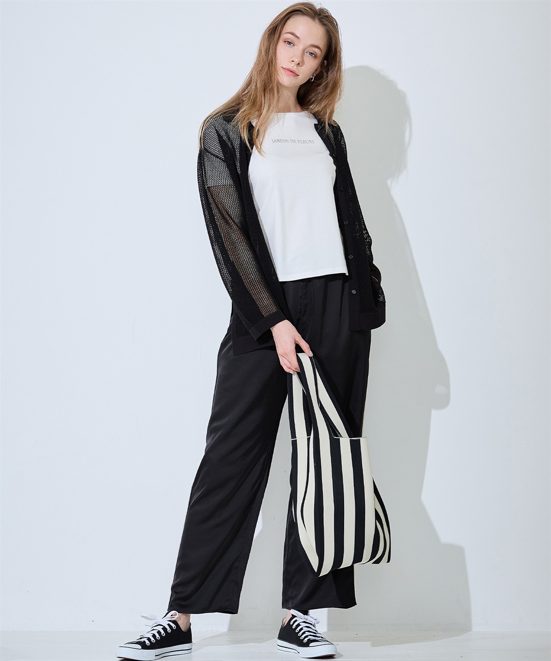 メッシュカーディガン LE SOUK HOLIDAY｜クロスプラス公式通販サイト