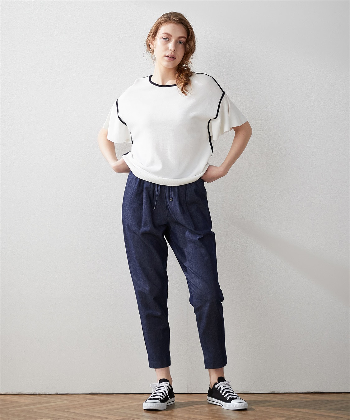 LE SOUK HOLIDAY フリルスリーブニットプルオーバー_sub_10