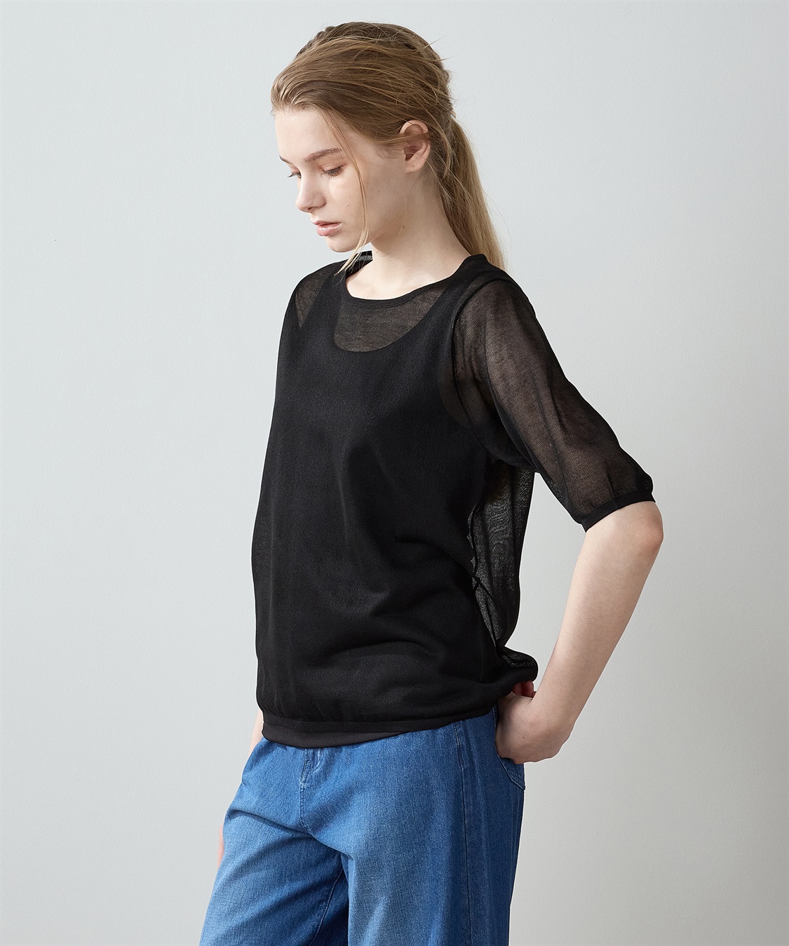 LE SOUK HOLIDAY シアーニットプルオーバー_sub_2