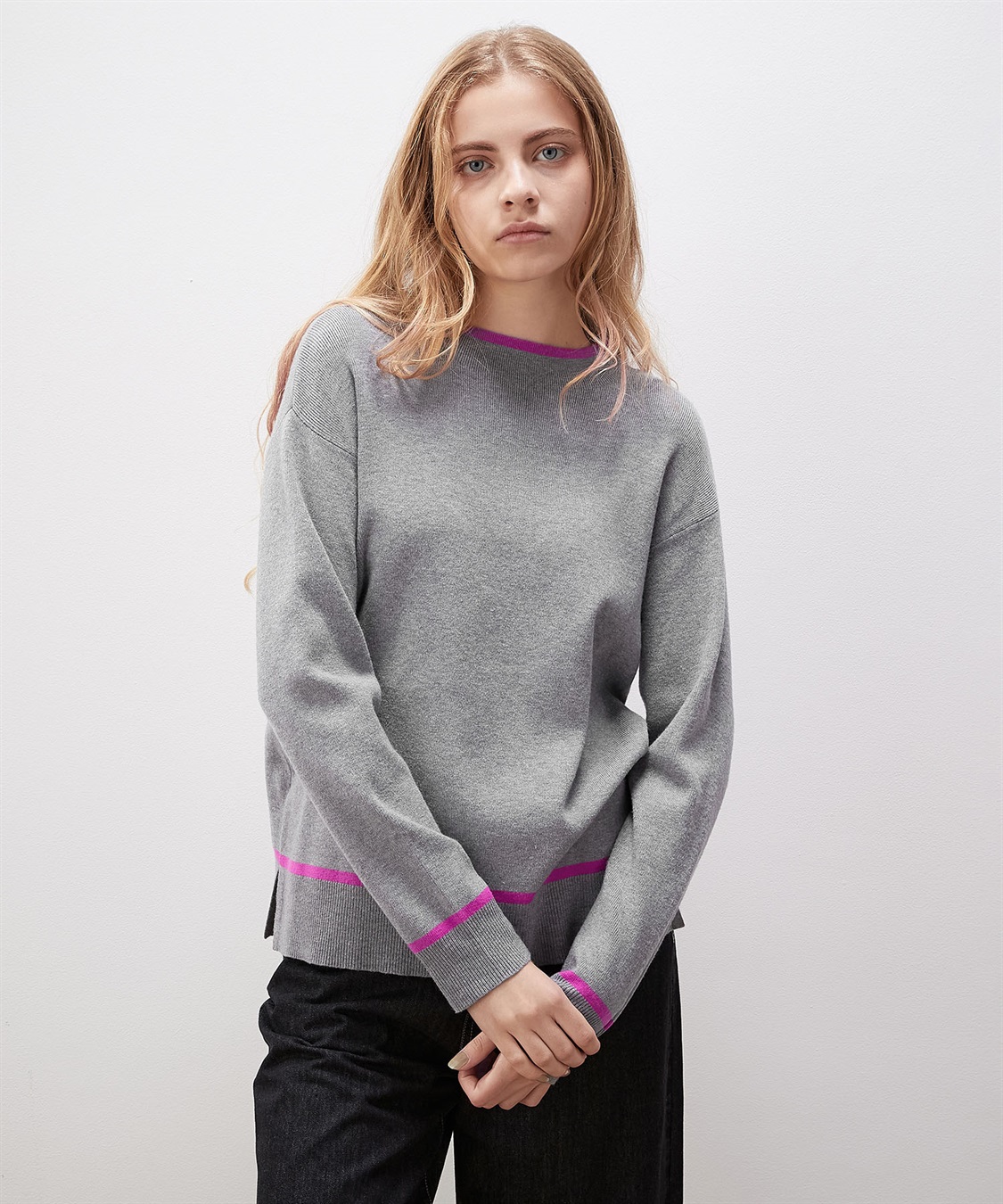 LE SOUK HOLIDAY 配色ラインニット_sub_16