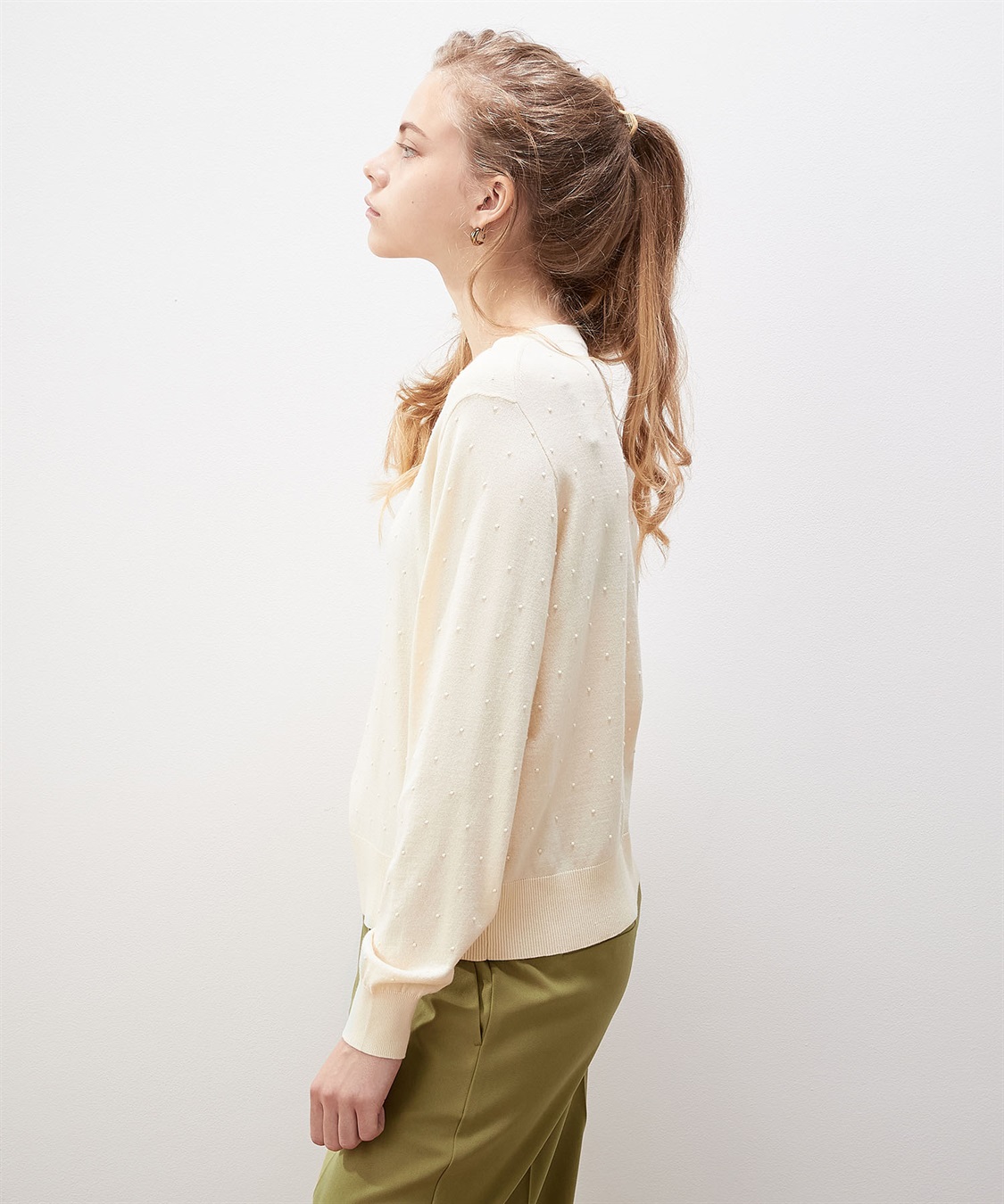 LE SOUK HOLIDAY ドットジャガードニット_sub_5