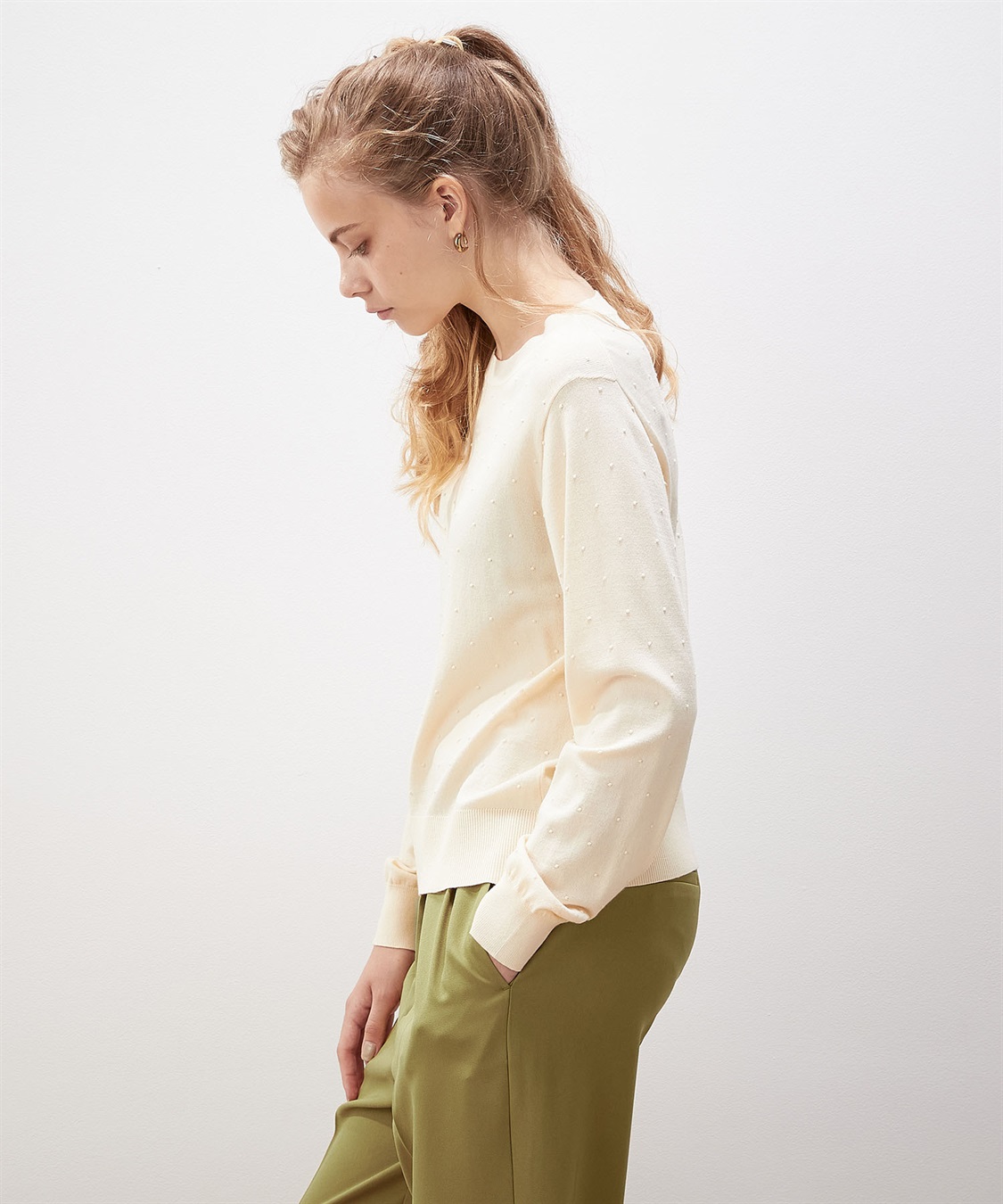 LE SOUK HOLIDAY ドットジャガードニット_sub_6