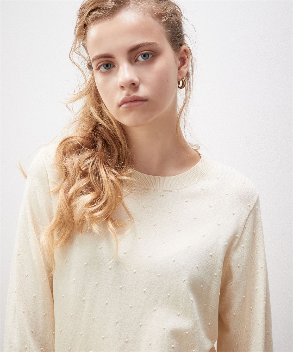 LE SOUK HOLIDAY ドットジャガードニット_sub_9