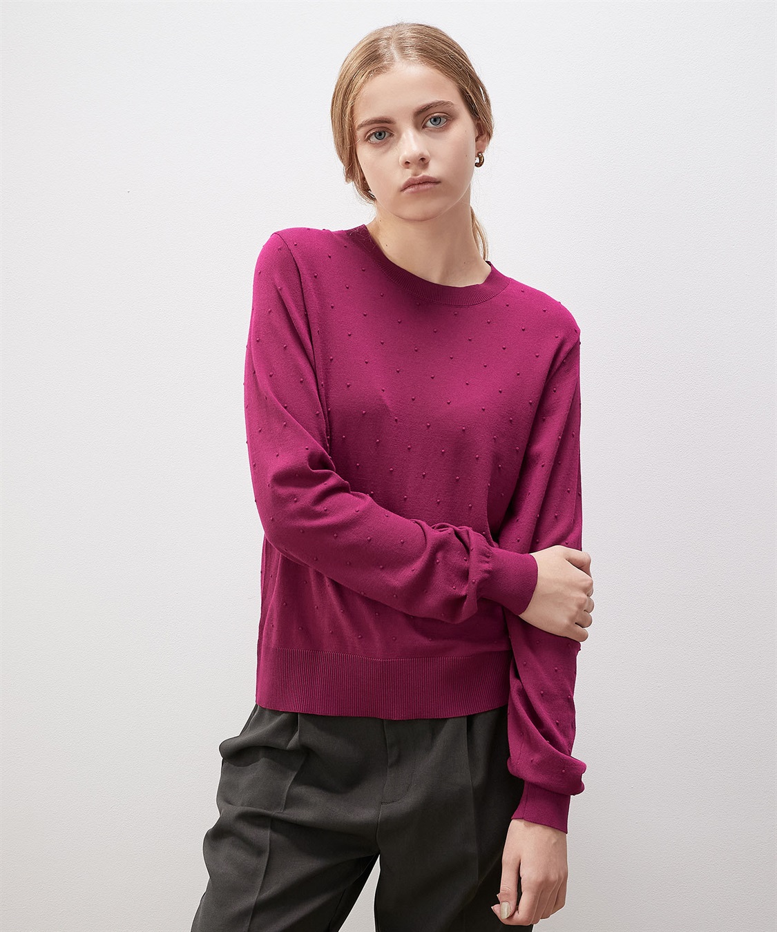 LE SOUK HOLIDAY ドットジャガードニット_sub_18