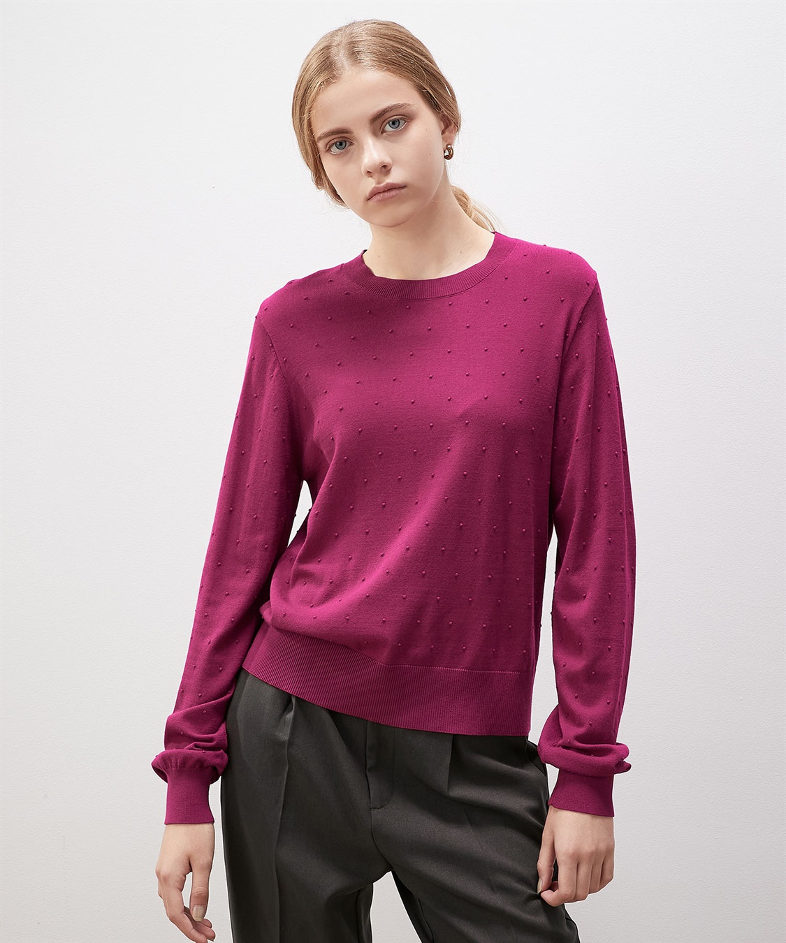 LE SOUK HOLIDAY ドットジャガードニット_sub_19