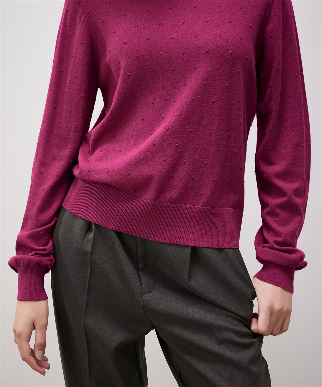 LE SOUK HOLIDAY ドットジャガードニット_sub_20