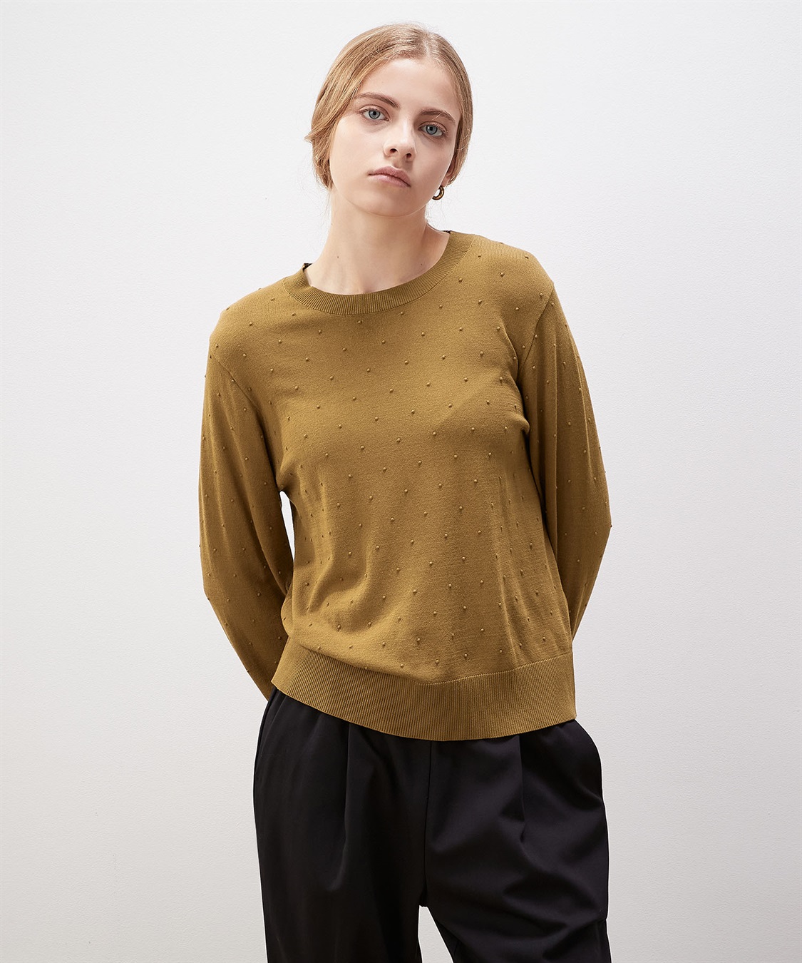 LE SOUK HOLIDAY ドットジャガードニット_sub_23