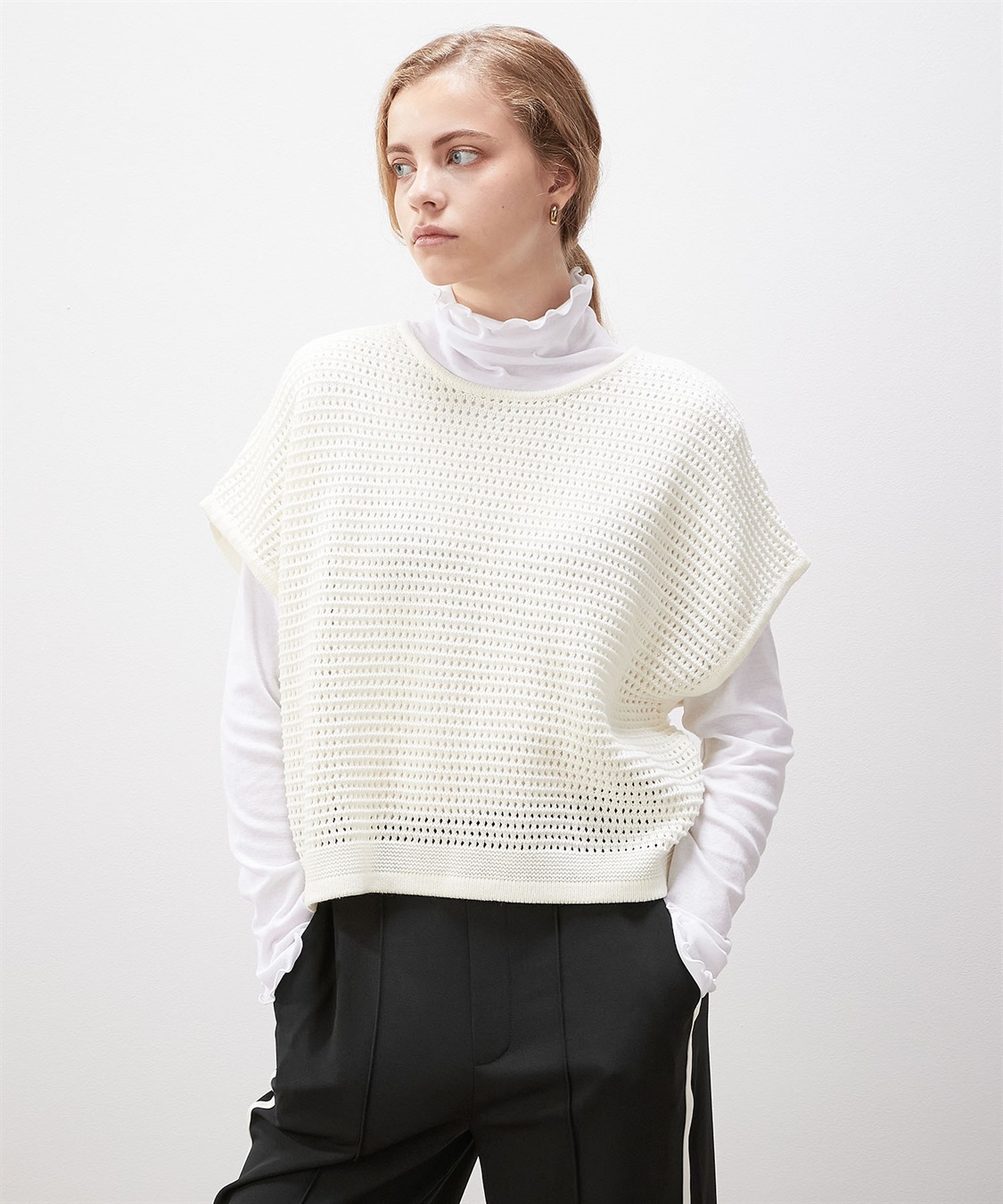 LE SOUK HOLIDAY メッシュニットベスト_sub_12
