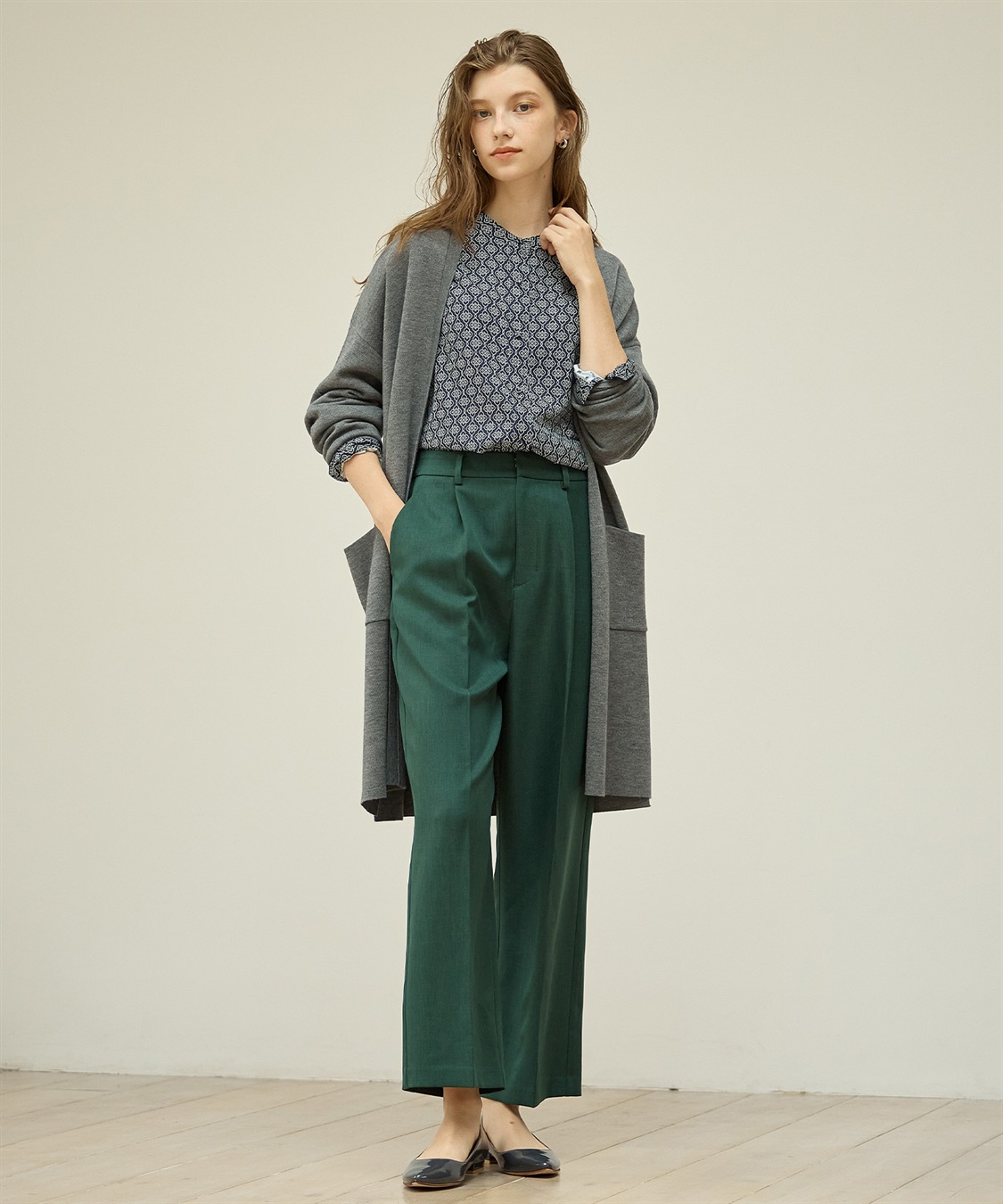 LE SOUK HOLIDAY ダブルフェイストッパーカーディガン_sub_1