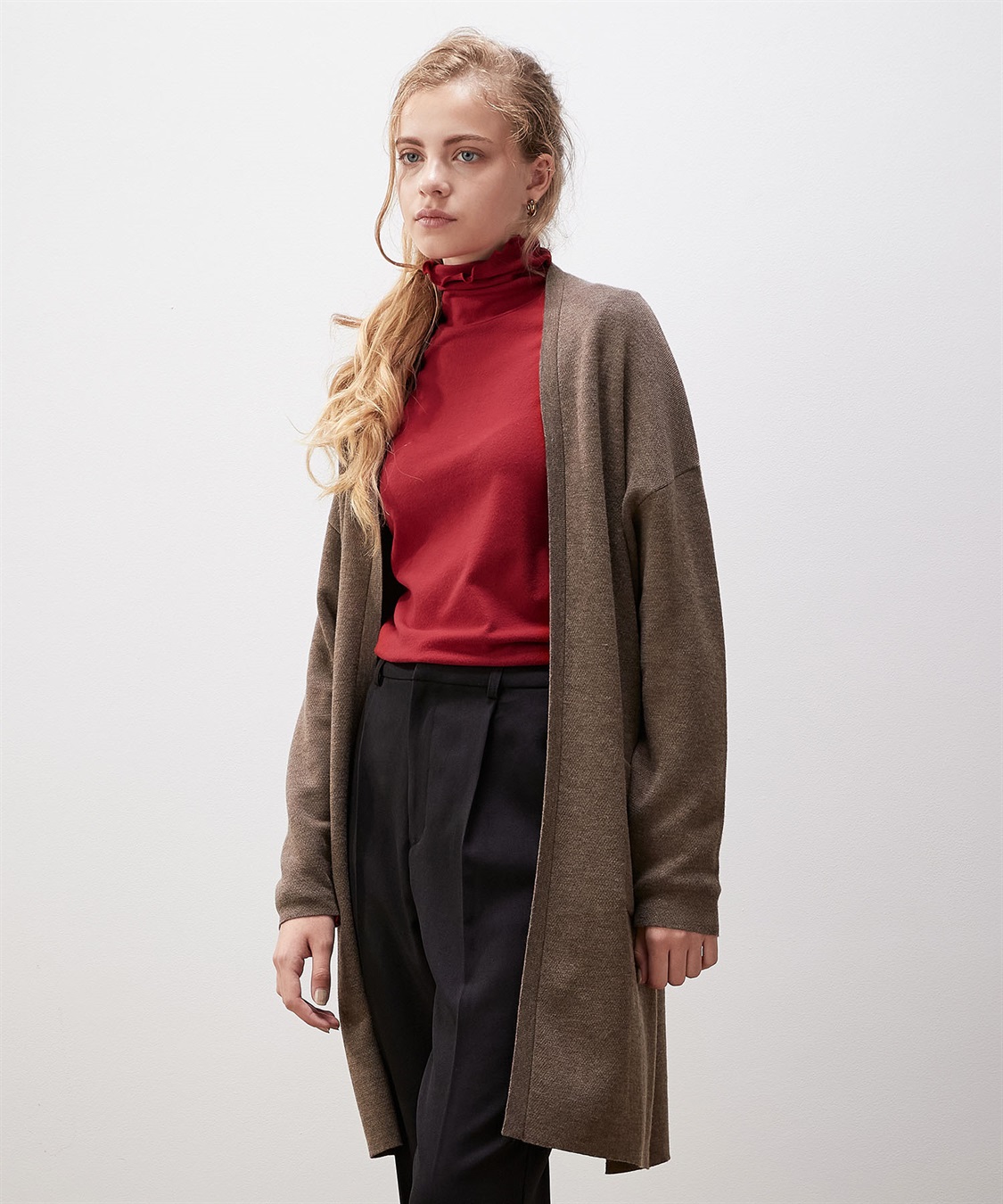 LE SOUK HOLIDAY ダブルフェイストッパーカーディガン_sub_4