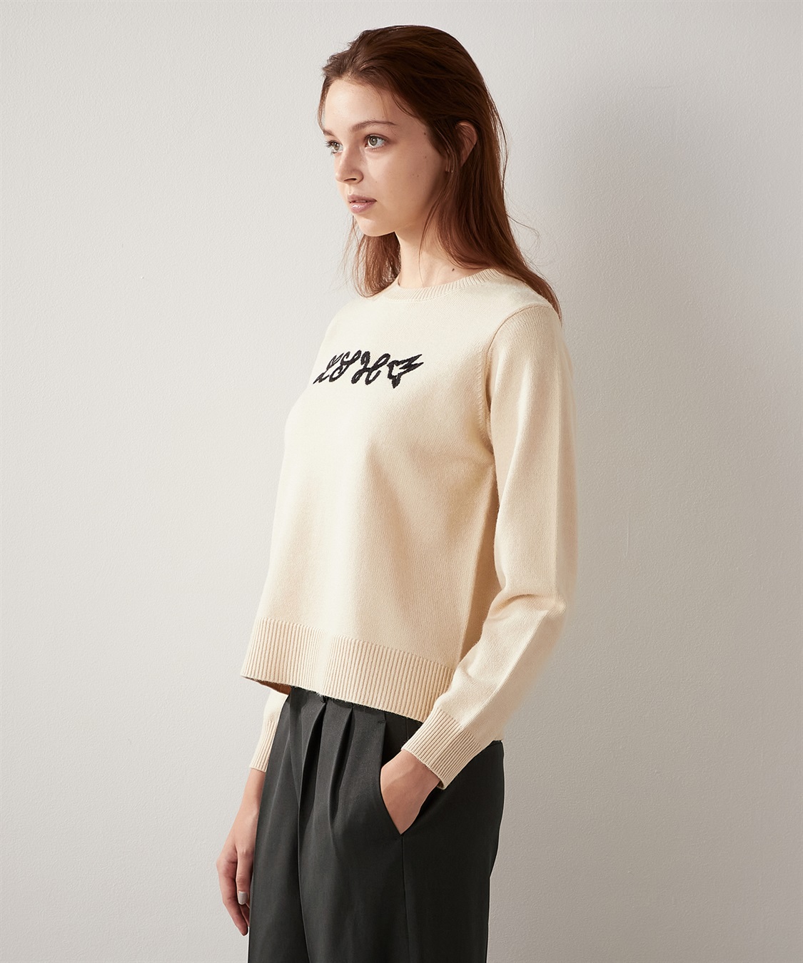 LE SOUK HOLIDAY ロープ刺繍 ニットプルオーバー_sub_3