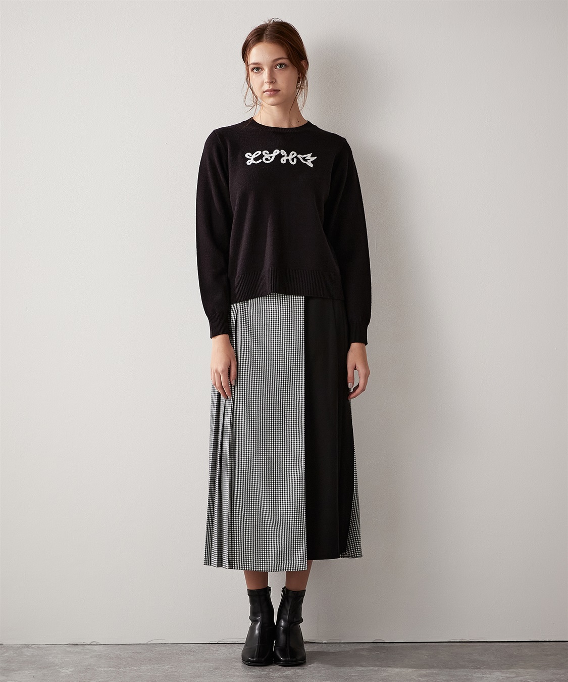 LE SOUK HOLIDAY ロープ刺繍 ニットプルオーバー_sub_19