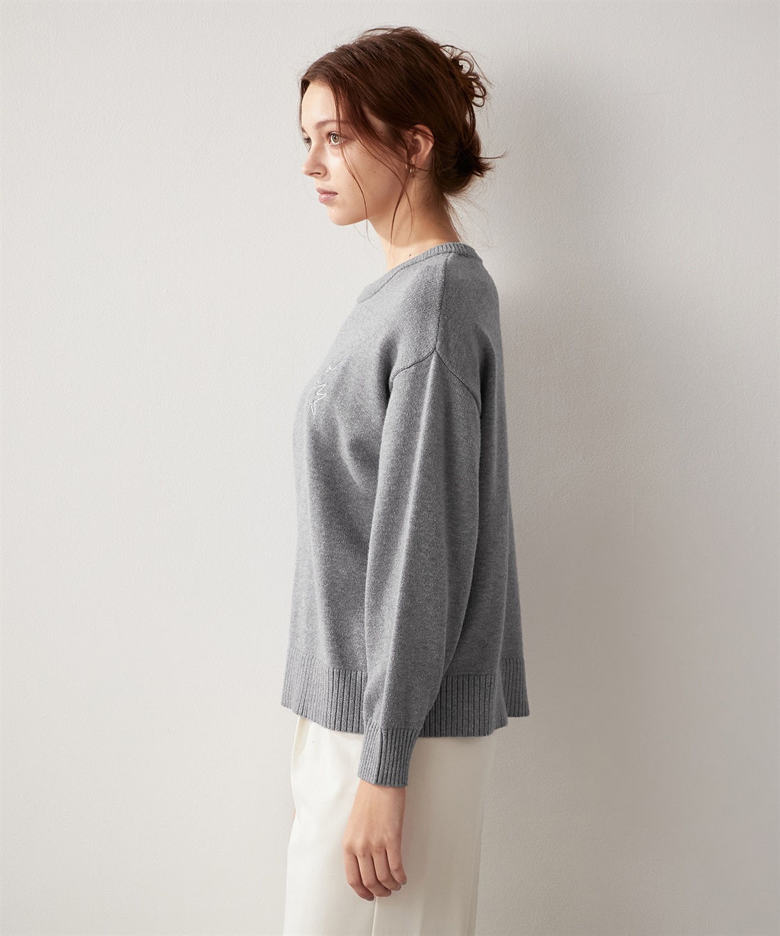 LE SOUK HOLIDAY スウェットライク ニットプルオーバー_sub_7