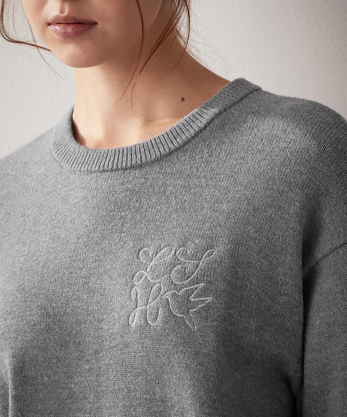 LE SOUK HOLIDAY スウェットライク ニットプルオーバー_sub_10