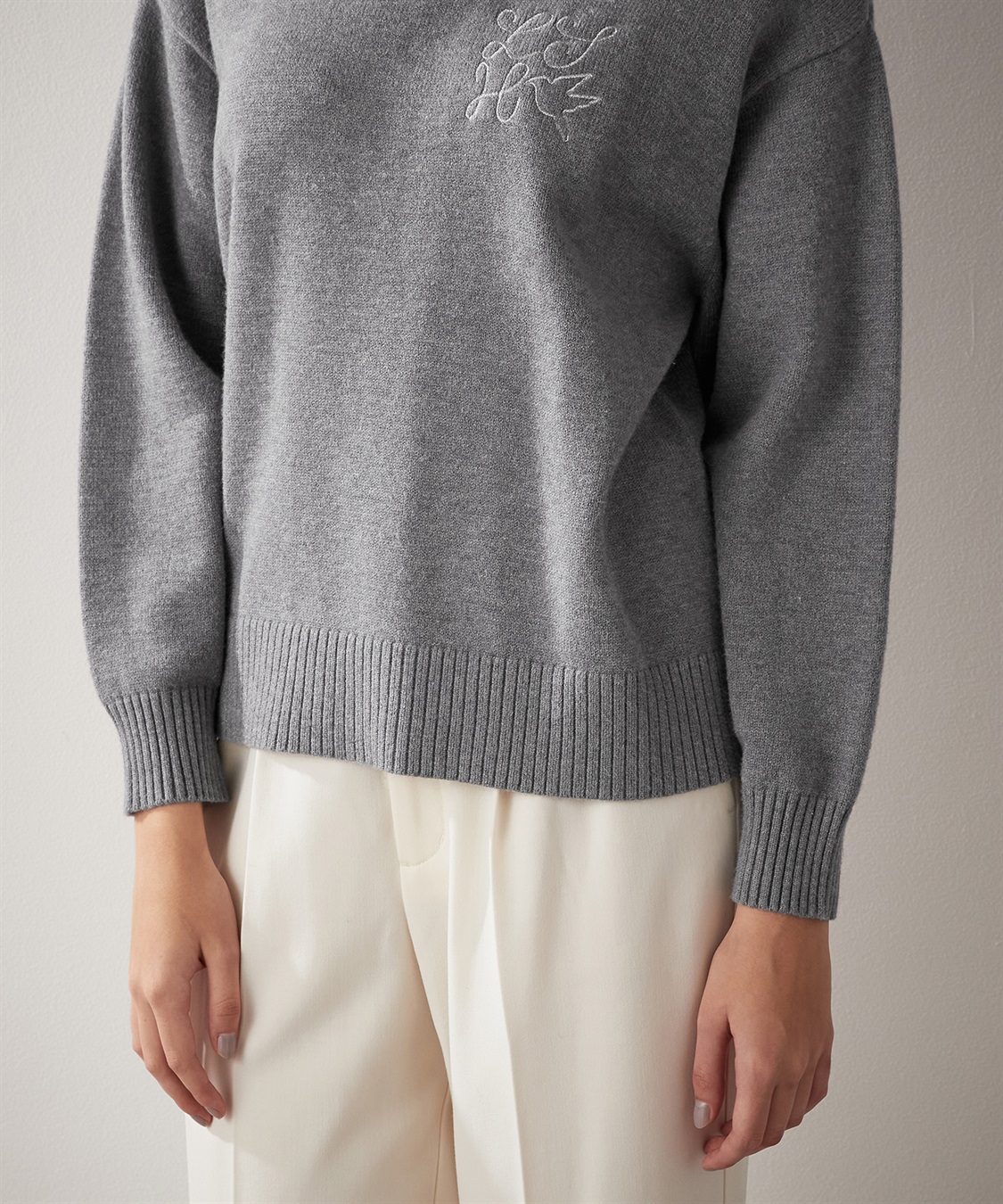 LE SOUK HOLIDAY スウェットライク ニットプルオーバー_sub_11