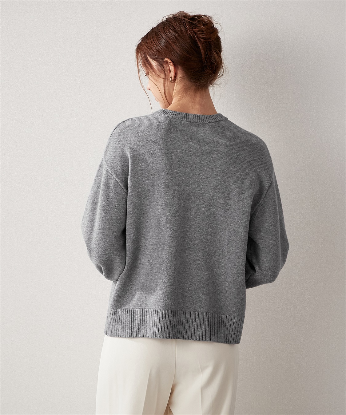 LE SOUK HOLIDAY スウェットライク ニットプルオーバー_sub_12