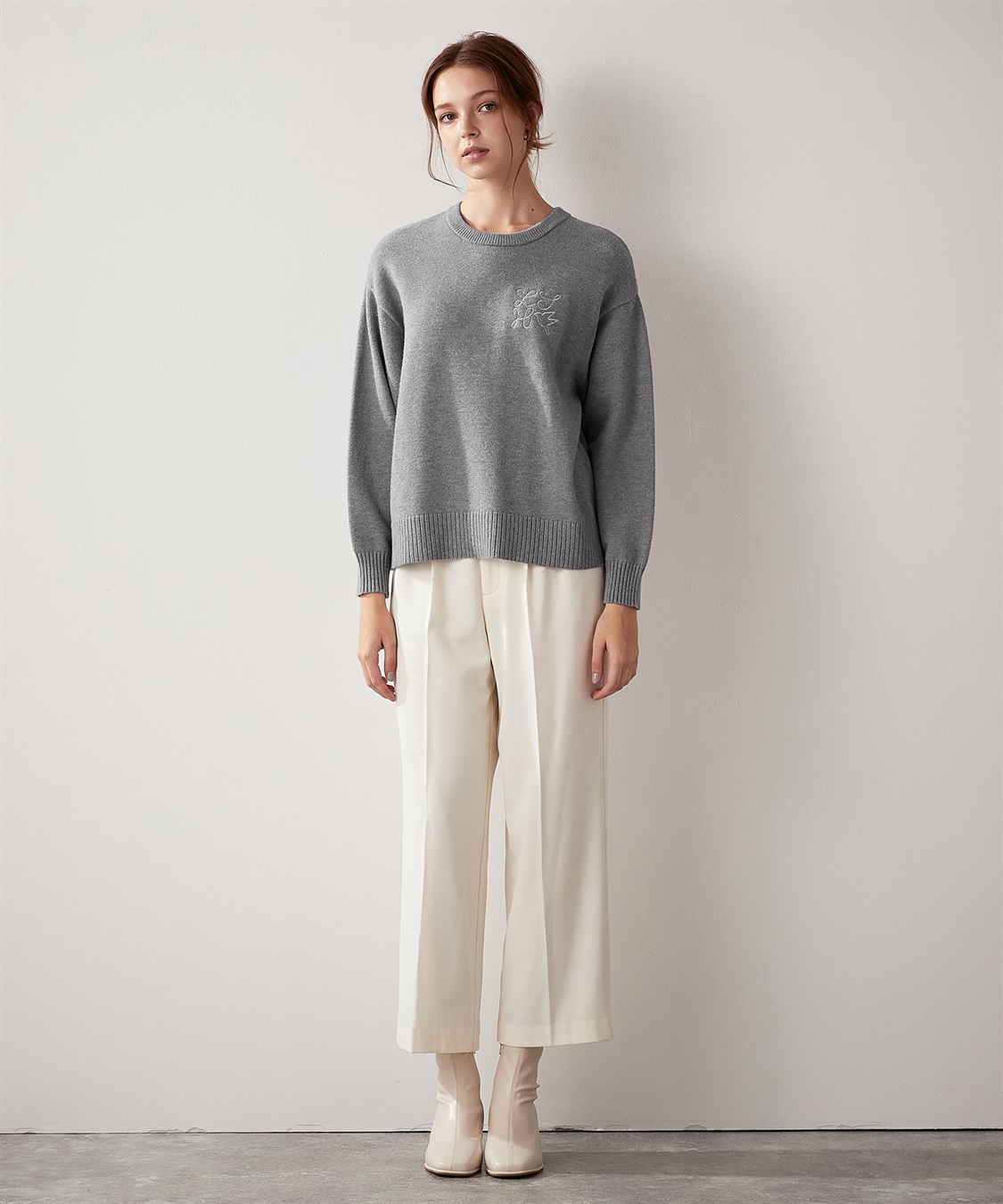 LE SOUK HOLIDAY スウェットライク ニットプルオーバー_sub_15