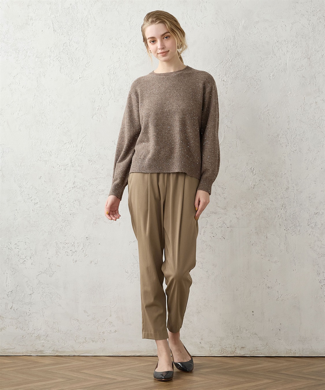 LE SOUK HOLIDAY スパンコール ニットプルオーバー_sub_19